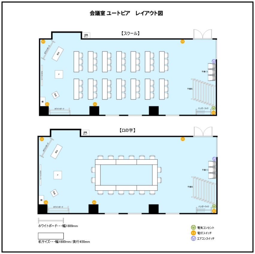 ユートピアのレイアウト